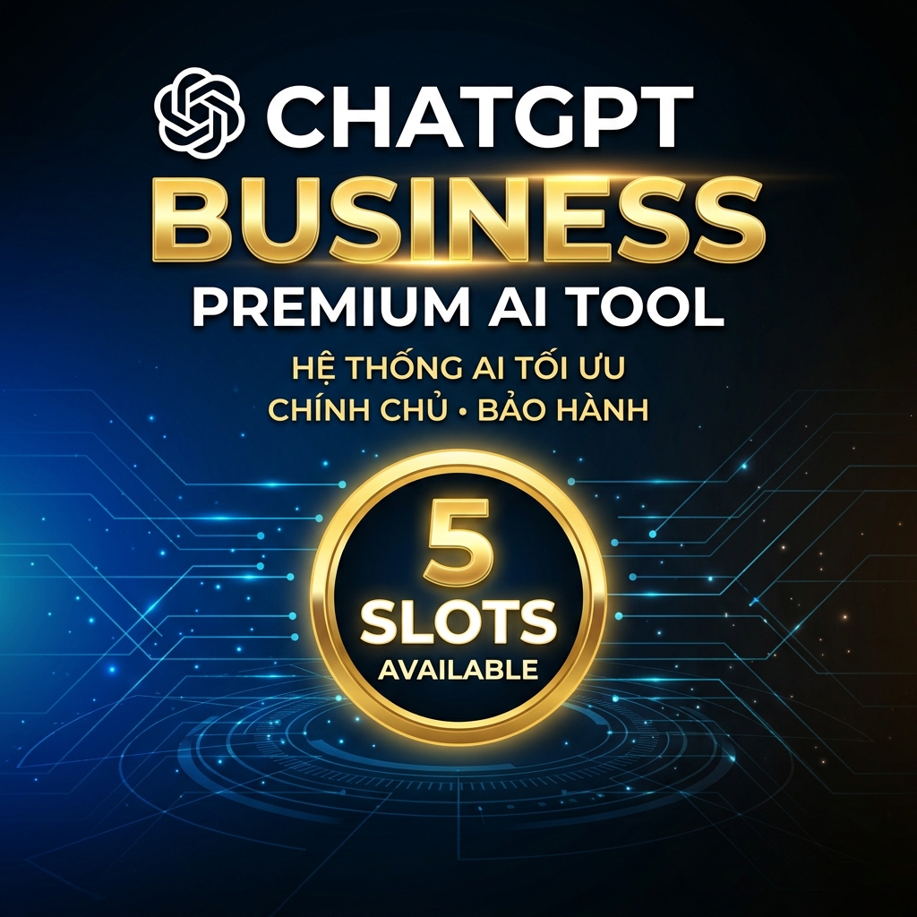 Admin ChatGPT Business 5 slot KBH