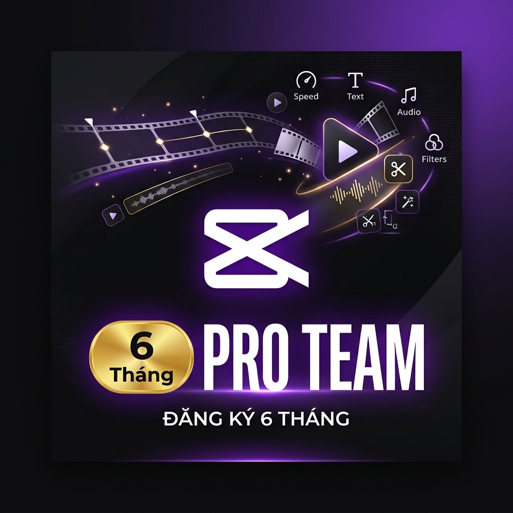 CapCut Pro Team 6 Tháng