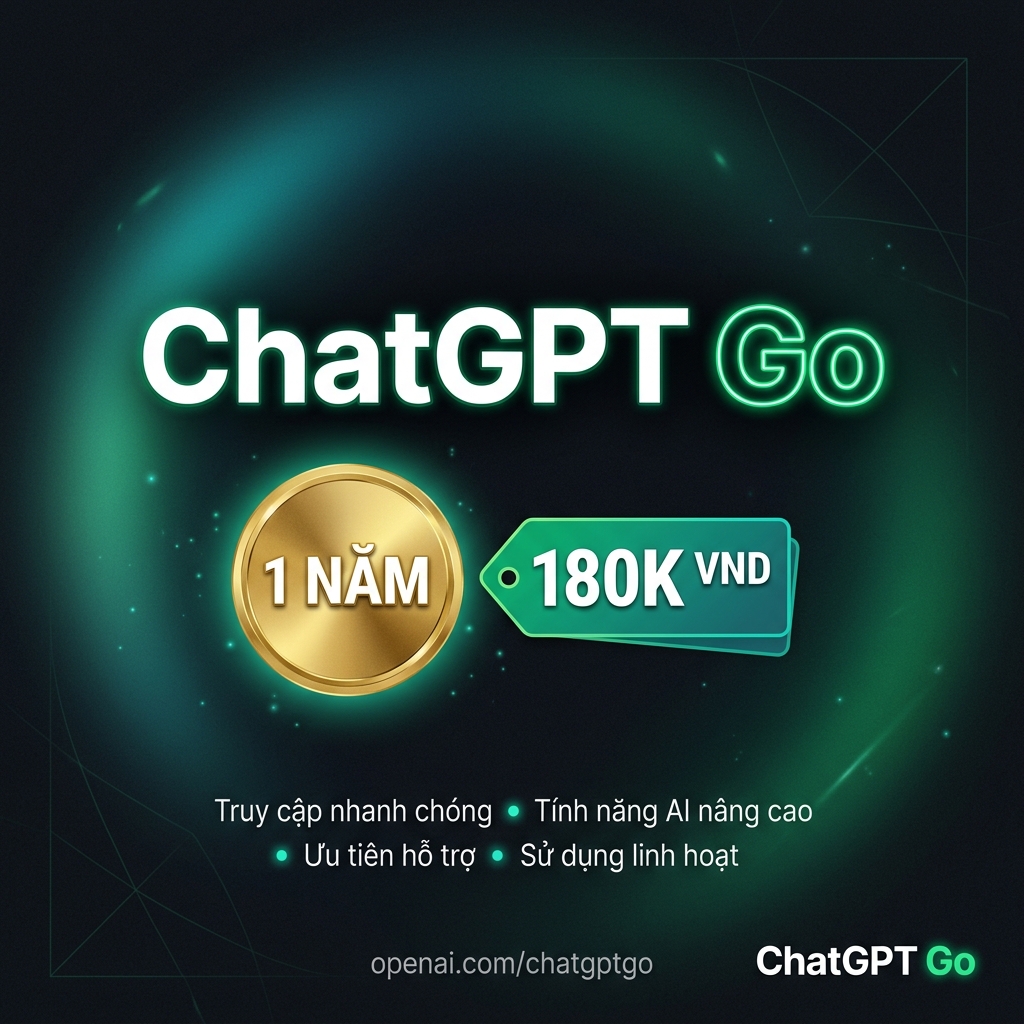 CHATGPT GO 1 NĂM