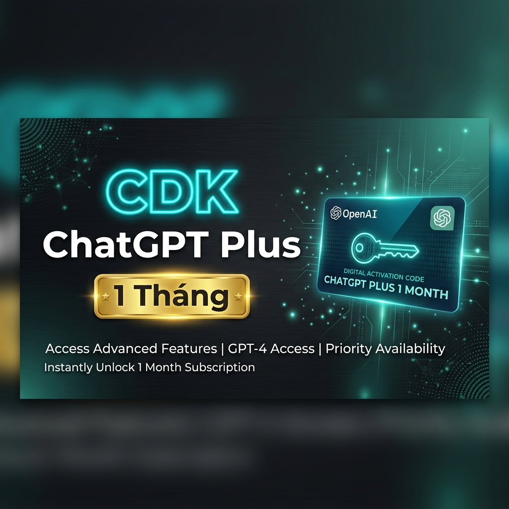 CODE CDK CHATGPT PLUS 1 tháng