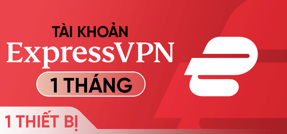 ExpressVPN 1 tháng - Tài khoản