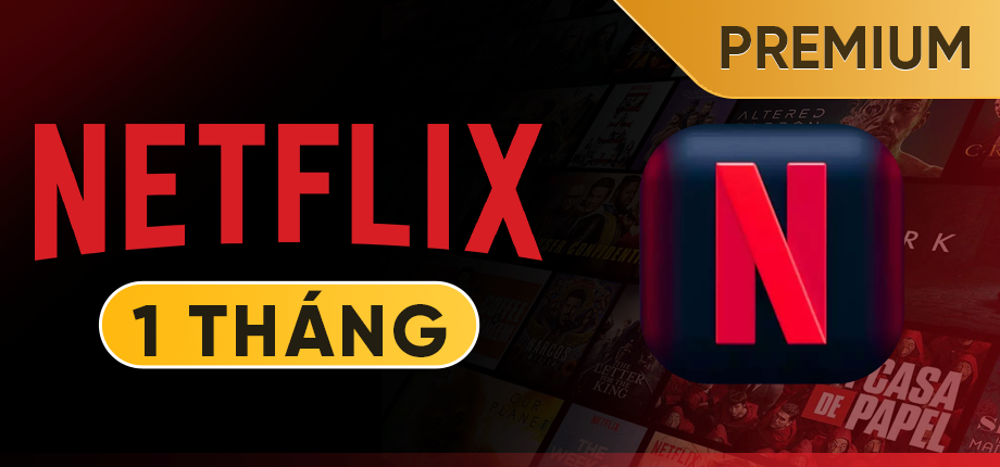 NETFLIX EXTRA 1 tháng - Tài khoản