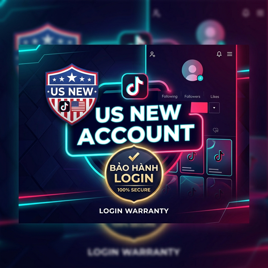 Tiktok Us New ( Bảo Hành Login)